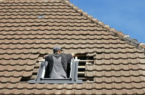 Pose de velux - Portieux